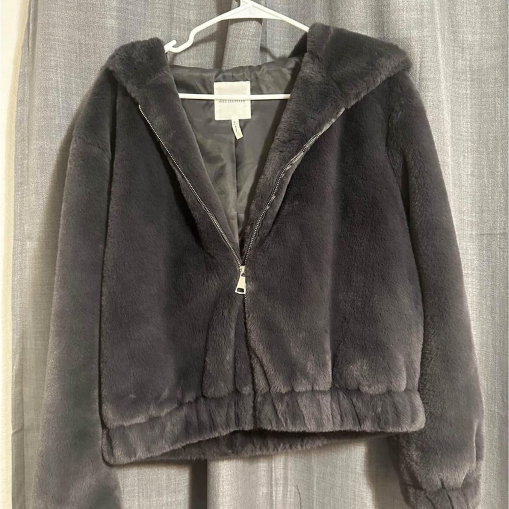 Avec les Filles Faux Fur Jacket